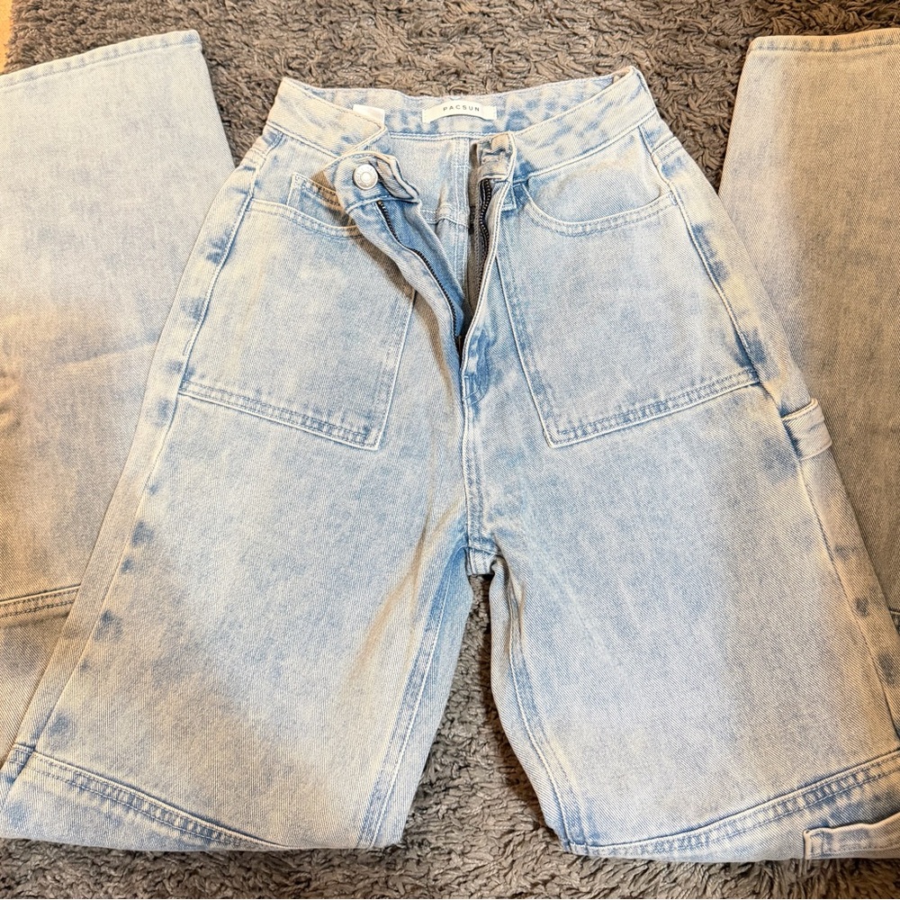 Patchwork Flare Jeans - image 3